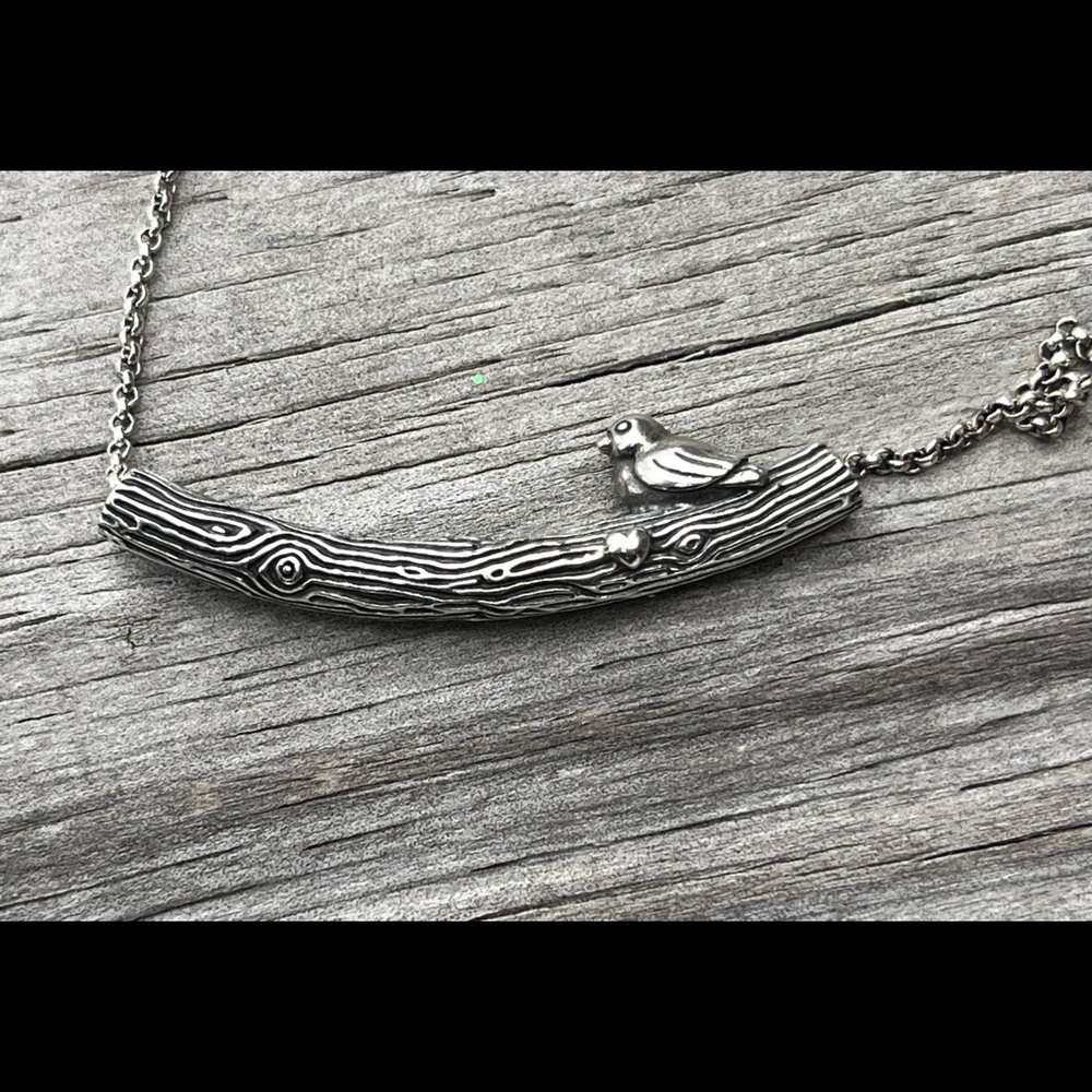 Authentic Pandora Spring Bird Necklace